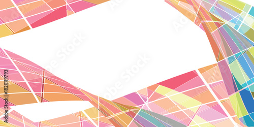 カラフル　和柄　模様　背景