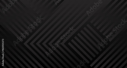 線で作られたアブストラクト黒色背景素材