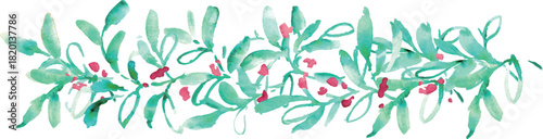 水彩画。水彩タッチのクリスマス植物背景フレーム。ヒイラギのクリスマスフレーム。ベクター化された水彩画。
Watercolor painting. Watercolor Christmas plant background frame. Christmas holly frame. Vectorized watercolor painting