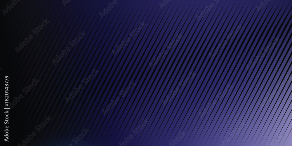 Obraz premium Simple Blue Gradient Background with Diagonal black lines. Blue Blurred Gradient, elegant and futuristic good for wallpaper, copy space. eps 10