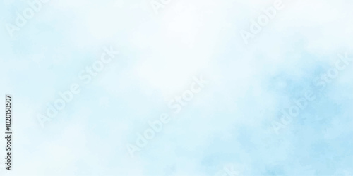 Bright blue sky with white fluffy clouds, an abstract light texture of nature, perfect for a cold winter day or a bright summer background