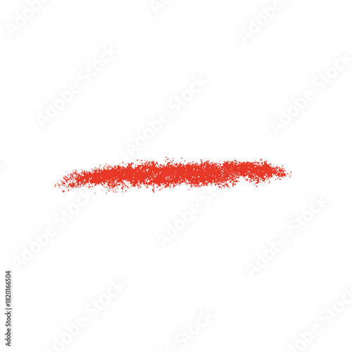 シンプルな赤いクレヨン線