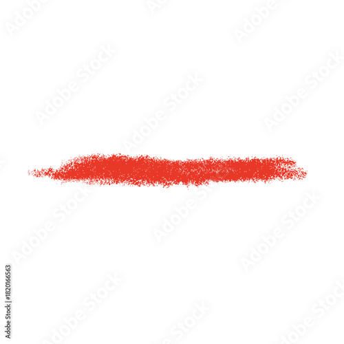 シンプルな赤いクレヨン線