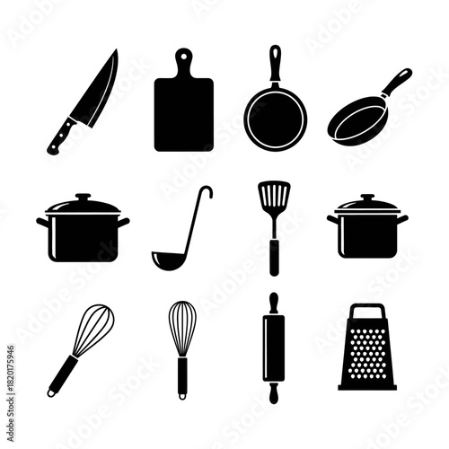 Cooking Kitchen Tools and Culinary Equipment Set