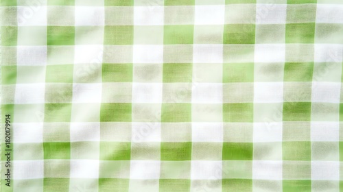 Wallpaper Mural Faded green and white checkered pattern fabric creates a timeless experience here Torontodigital.ca