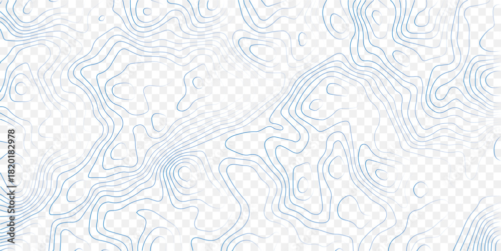 Fototapeta premium Topographic map patterns, topography line map. Outdoor vector background, editable stroke Luxury abstract line art background vector Texture pattern background design for wall arts, fabric.