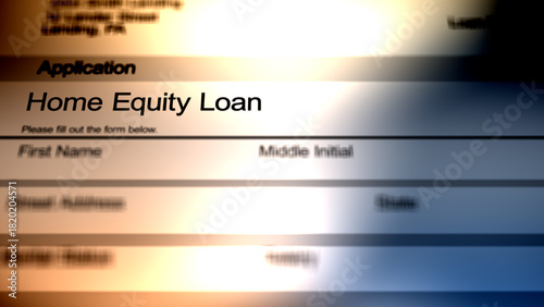 Home Equity Loan Application 