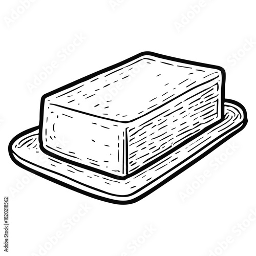 Block of butter