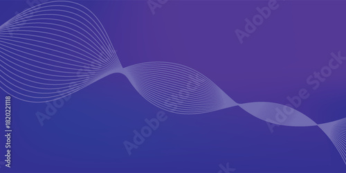 Thin line wavy background. Abstract black lines wave curve motion on white background vector,eps.10