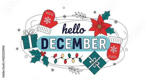 Celebrate hello December with festive holiday spirit and gift giving