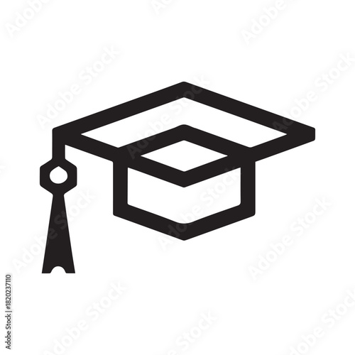 Minimalist Academic Logo Integrating Knowledge And Achievement Elements