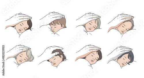 Head massage steps guide for relaxation and wellness