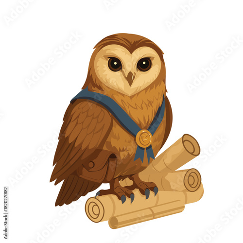 OWEL WITH BAG AND PAPPER