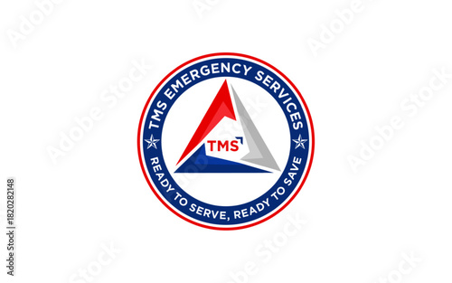 Emergency Services Triangle Logo Design