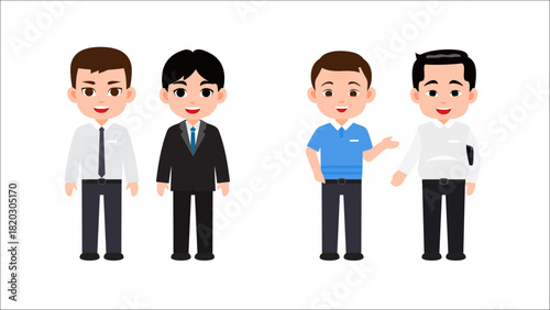 村镇政府办事公务人员