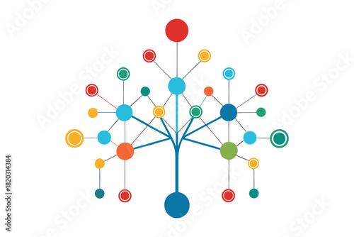 Network Connections Forming Tree Roots – Abstract Data Tree‑Root Structure Representing Digital Growth & Connectivity