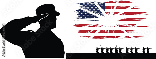 Minimal black and white nautical compass star design