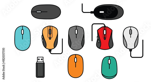 Browse vibrant collection of computer mouse designs for tech updates