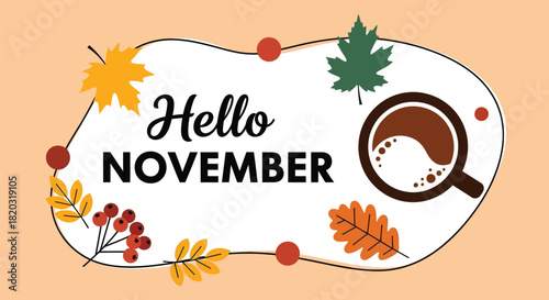 Warm up November with a cup of coffee and cozy autumnal vibes