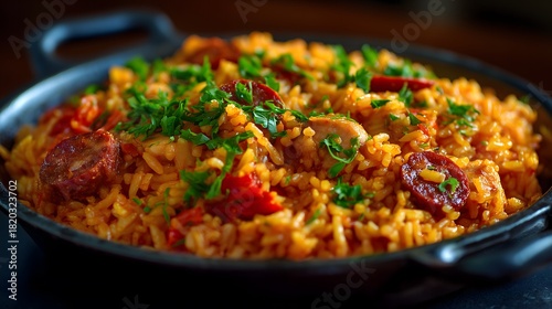 Spanish Chorizo and Chicken Rice