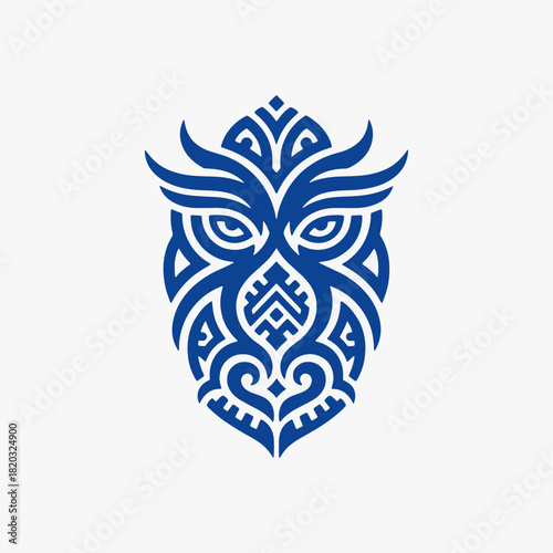 Intricate tribal mandala ornament on a white background. Vector Sign for Banner, Logos, Labels, tattoo, and Icons.