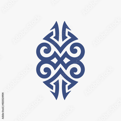 Intricate tribal mandala ornament on a white background. Vector Sign for Banner, Logos, Labels, tattoo, and Icons.
