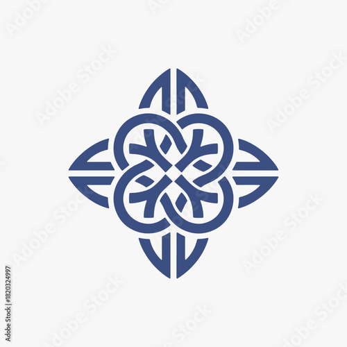 Intricate tribal mandala ornament on a white background. Vector Sign for Banner, Logos, Labels, tattoo, and Icons.