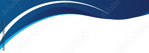 Abstract Blue Wave Curved Lines Background For Design, Branding, And Visual Content.vector illustration eps10