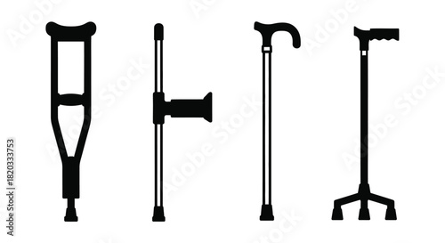 Explore different types of walking aids canes crutches and accessories