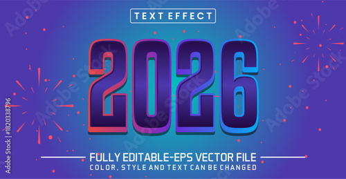 2026 font Text effect editable