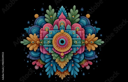 abstract fractal background