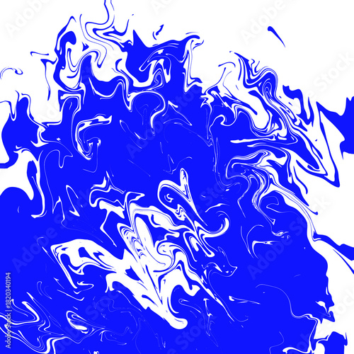 water drops on blue background