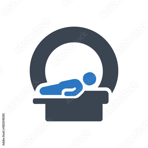 MRI CT radiology scanner icon