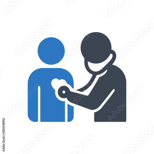 Doctor Stethoscope Physical Exam Icon