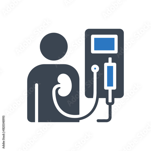 Kidney Dialysis Treatment Machine Icon