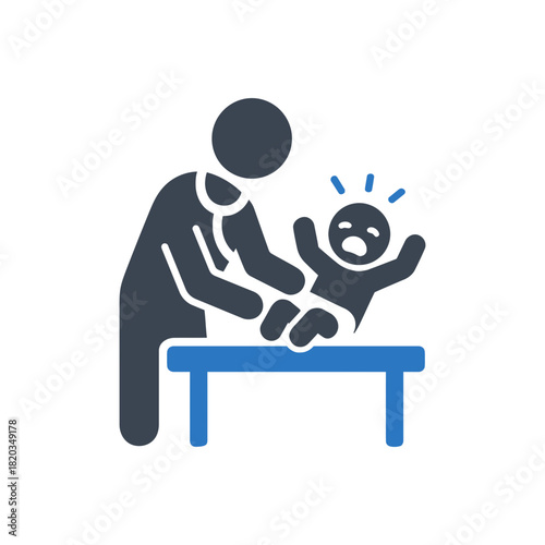 Pediatric Baby Care Exam Icon