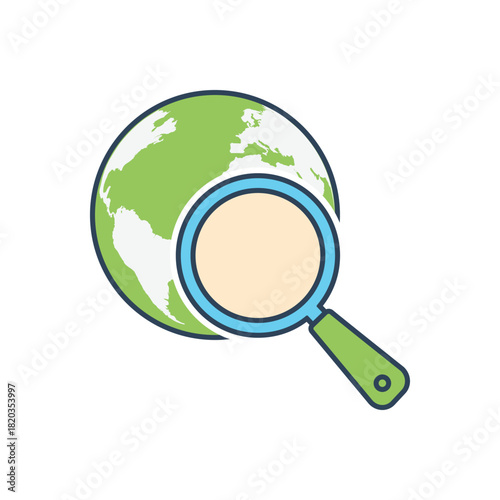 Colorful icon for concept exploration