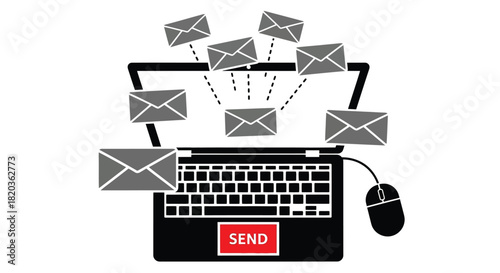 Streamline your inbox with email marketing automation on your laptop