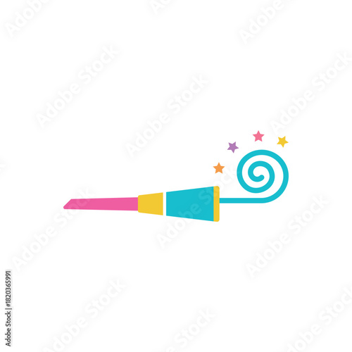 Colorful icon for blowouts