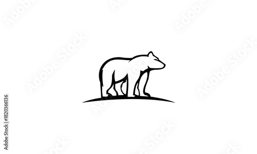 black bear silhouette