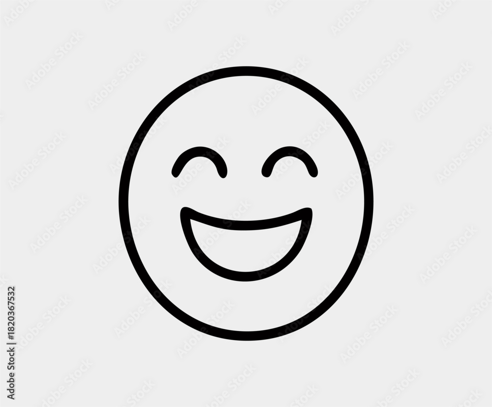 Fototapeta premium Joy and Positivity Icon Set – Happy Everyday Life