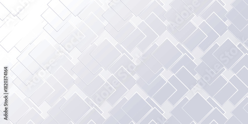 立体　幾何学　模様　シルバー　背景