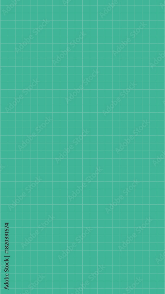 Fototapeta premium Green grid mobile wallpaper, background pattern