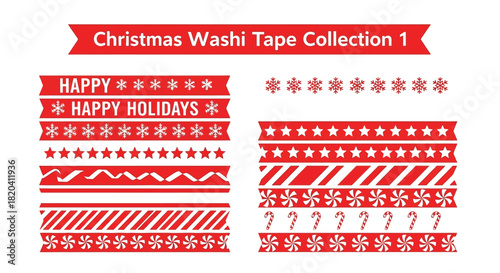 Buy christmas washi tape set holiday stickers decorative scrapbook