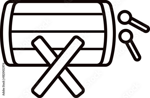 Dynamic drumline percussion instrument for rhythm