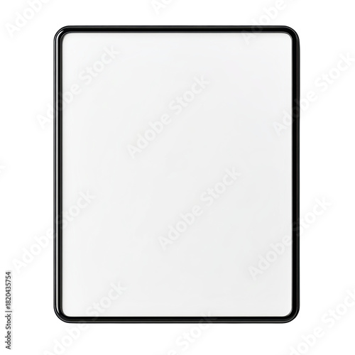 Sleek metallic gray frame with rounded corners illustration design Modern interface template on transparent background