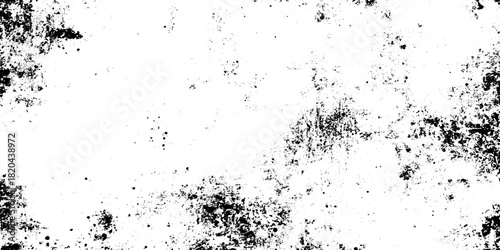 Abstract white and black grunge dust particle and dust grain texture. old grunge texture with scratches and cracks paint wall texture. Dust Overlay Distress Grain with scratch grunge urban background.