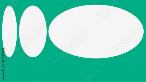 Abstract circles frame, geometric shape vector