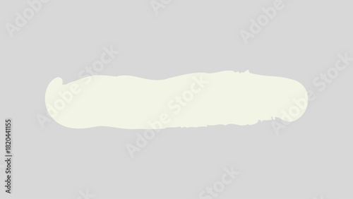 Pastel green brush stroke collage element vector