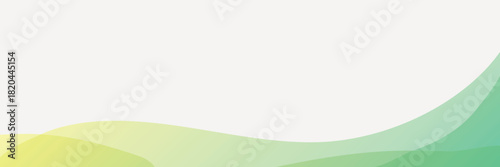 Green gradient border banner vector